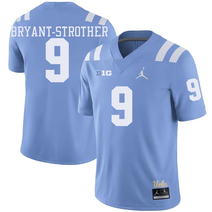 UCLA Bruins #9 Choe Bryant-Strother Big 10 Conference College Football Jerseys Stitched Sale-Power Blue